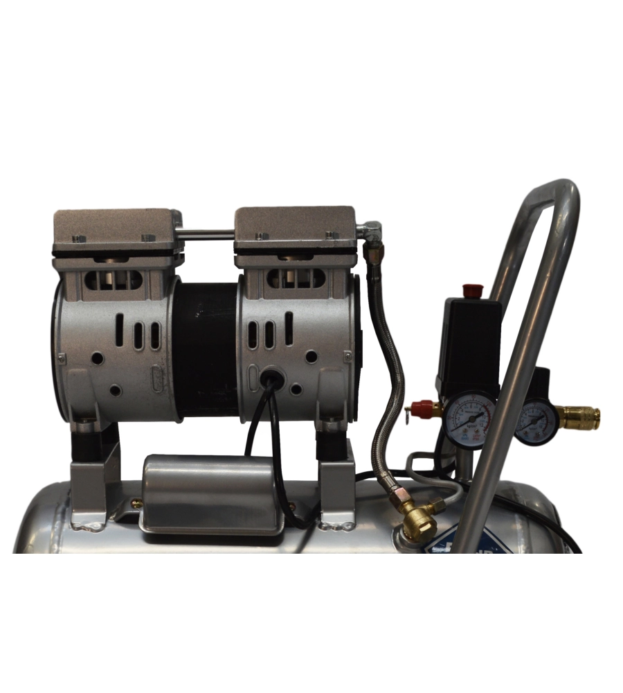 Outlet - difetti estetici, usato per prova e senza imballo originale - compressore aria silenziato hyundai 24l 1hp - cod. 65700p